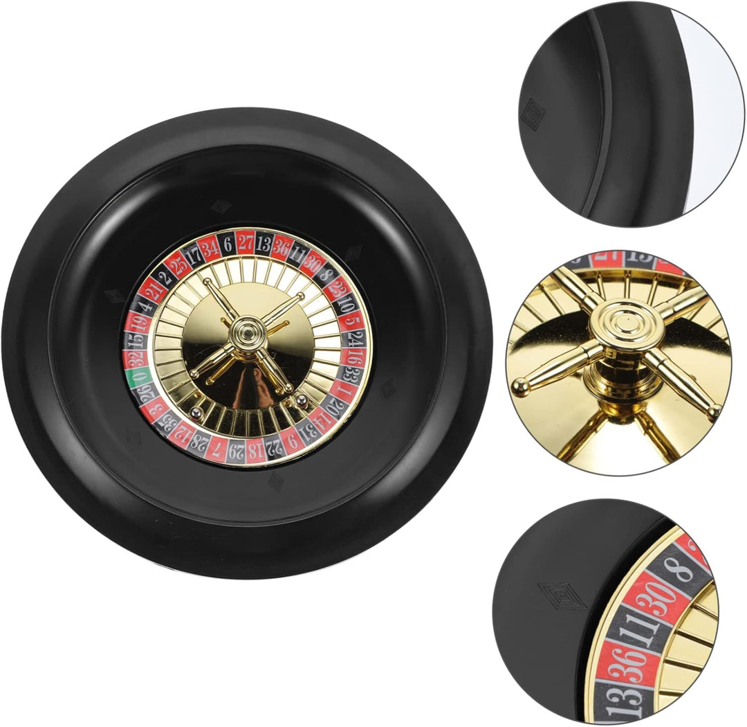 Poker Wheel Spielset Rotierendes Roulette Für Partys Tischspiel Unterhaltung Für Geburtstagsfeiern U