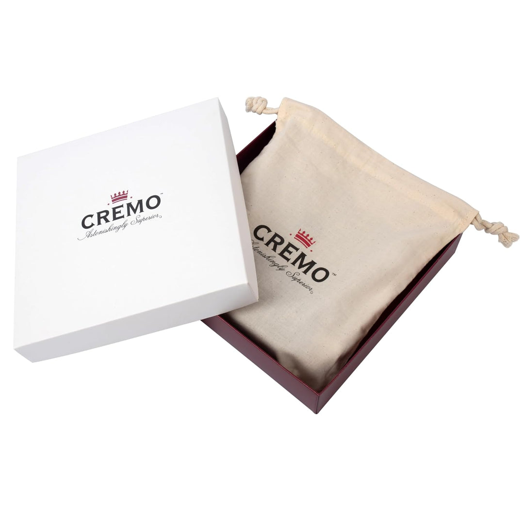 CREMO BOURBON & OAK Geschenk Set für Männer - Eau de toilette 100ml + Gel Douche 473ml - warm, würzi