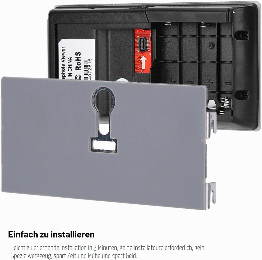 Asixxsix Home Security Camera, 120 Grad Türspionbetrachter, HD Farbdisplay Villa Wohnung für die Sic