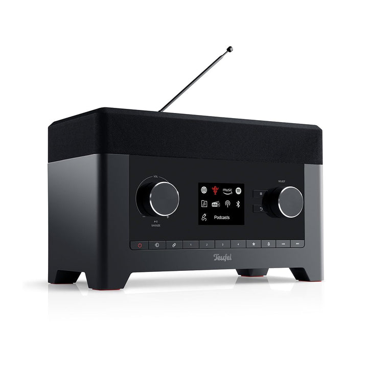 Teufel Radio 3SIXTY - Premium Digitalradio Bluetooth Lautsprecher, 360 Grad Sound, DAB+, Internetrad