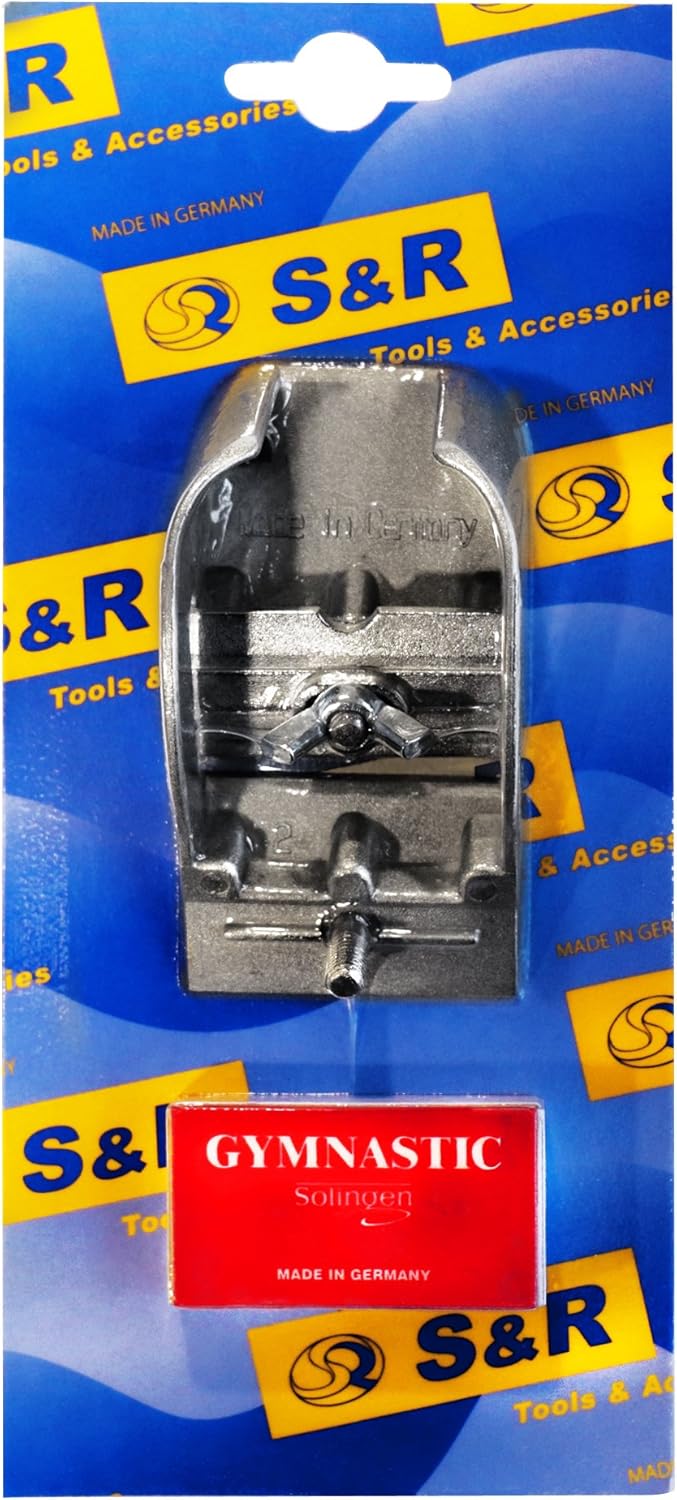 S&R 85mm Mini-Holz-Hobel Set – Einhandhobel, Schlichthobel, Kantenhobel, Dictum mit Ersatzklingen |