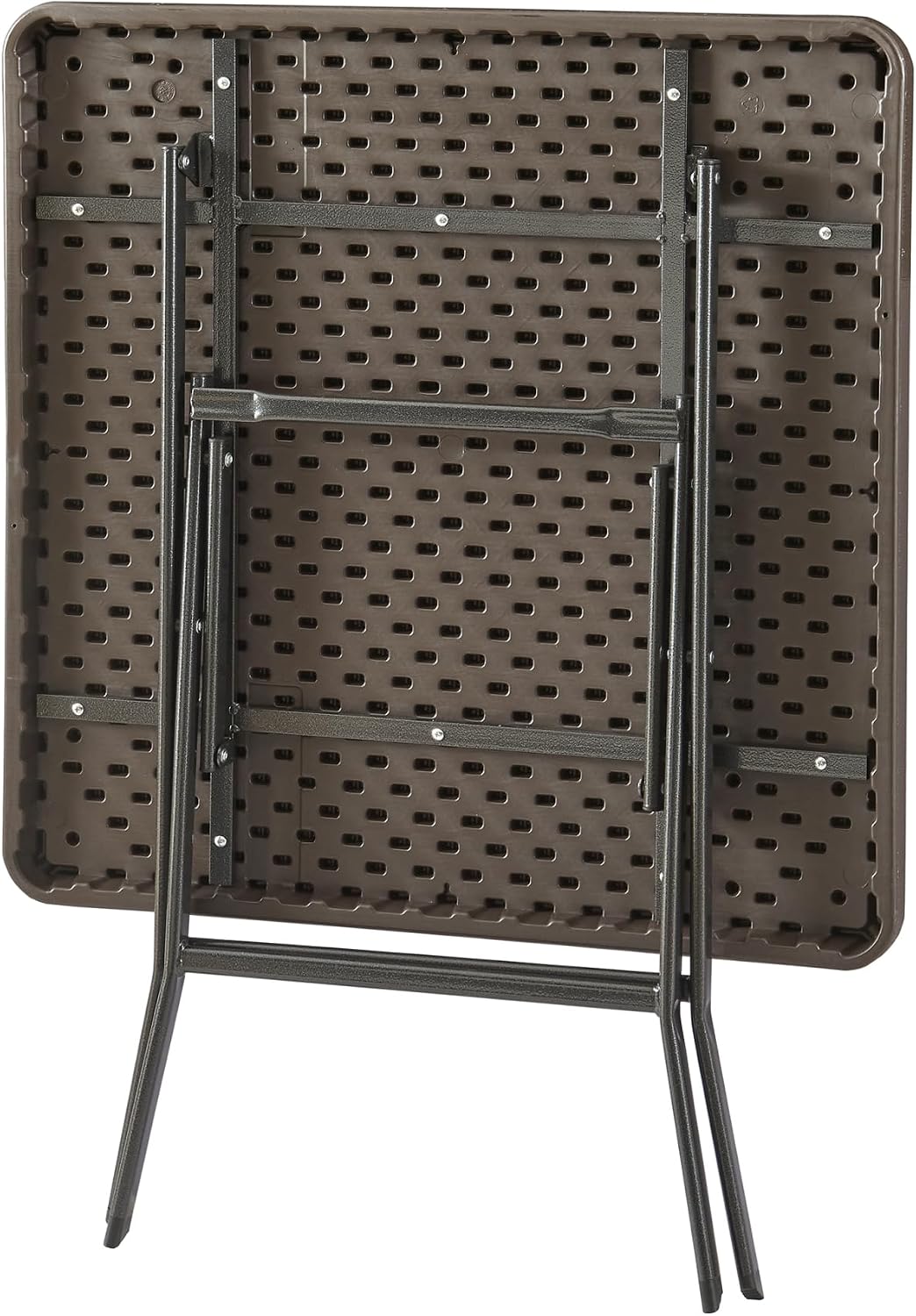 [en.casa] Klapptisch Lillestrøm Gartentisch Campingtisch klappbar 78 x 78 x 74 cm quadratisch Pickni