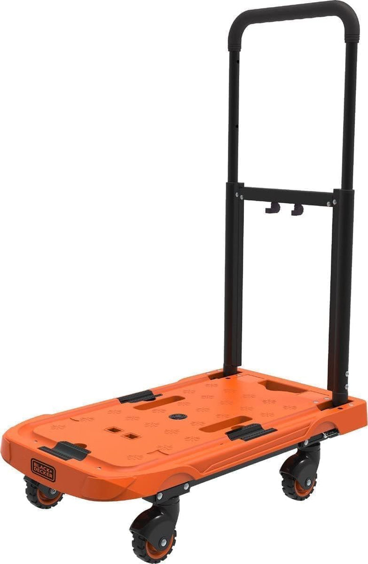 Black+Decker Faltbarer Rollwagen - Transportwagen - Max. 90 KG - Höhenverstellbarer Griff - 61.4 x 3