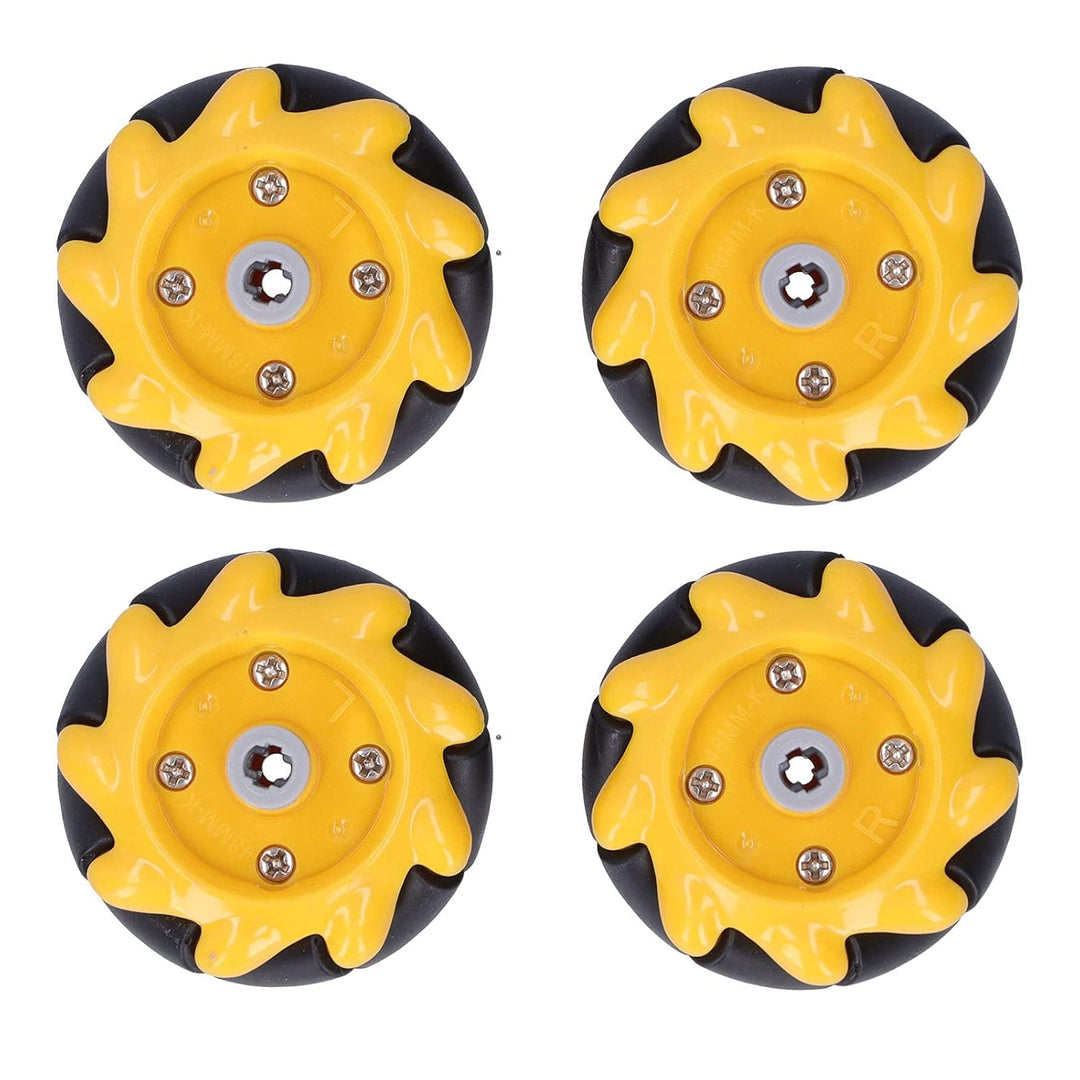 KIMISS Mecanum Wheel Smart, Teile Zubehör OmniDirectional Omnidirektionale Mecanum Roboterauto 8mm D