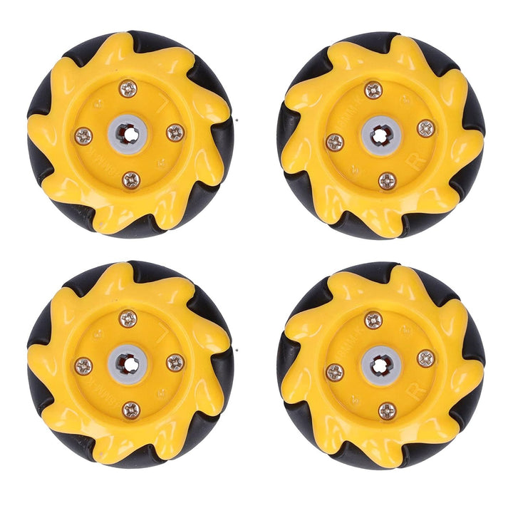 KIMISS Mecanum Wheel Smart, Teile Zubehör OmniDirectional Omnidirektionale Mecanum Roboterauto 8mm D