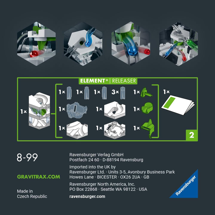 Ravensburger GraviTrax PRO Element Releaser 27486 & GraviTrax PRO Element Helix 22434 - GraviTrax Er