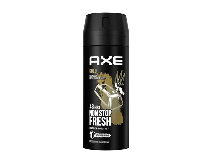6er Pack - AXE Deodorant/Bodyspray "Gold - Oud Wood & Dark Vanilla" - 150 ml