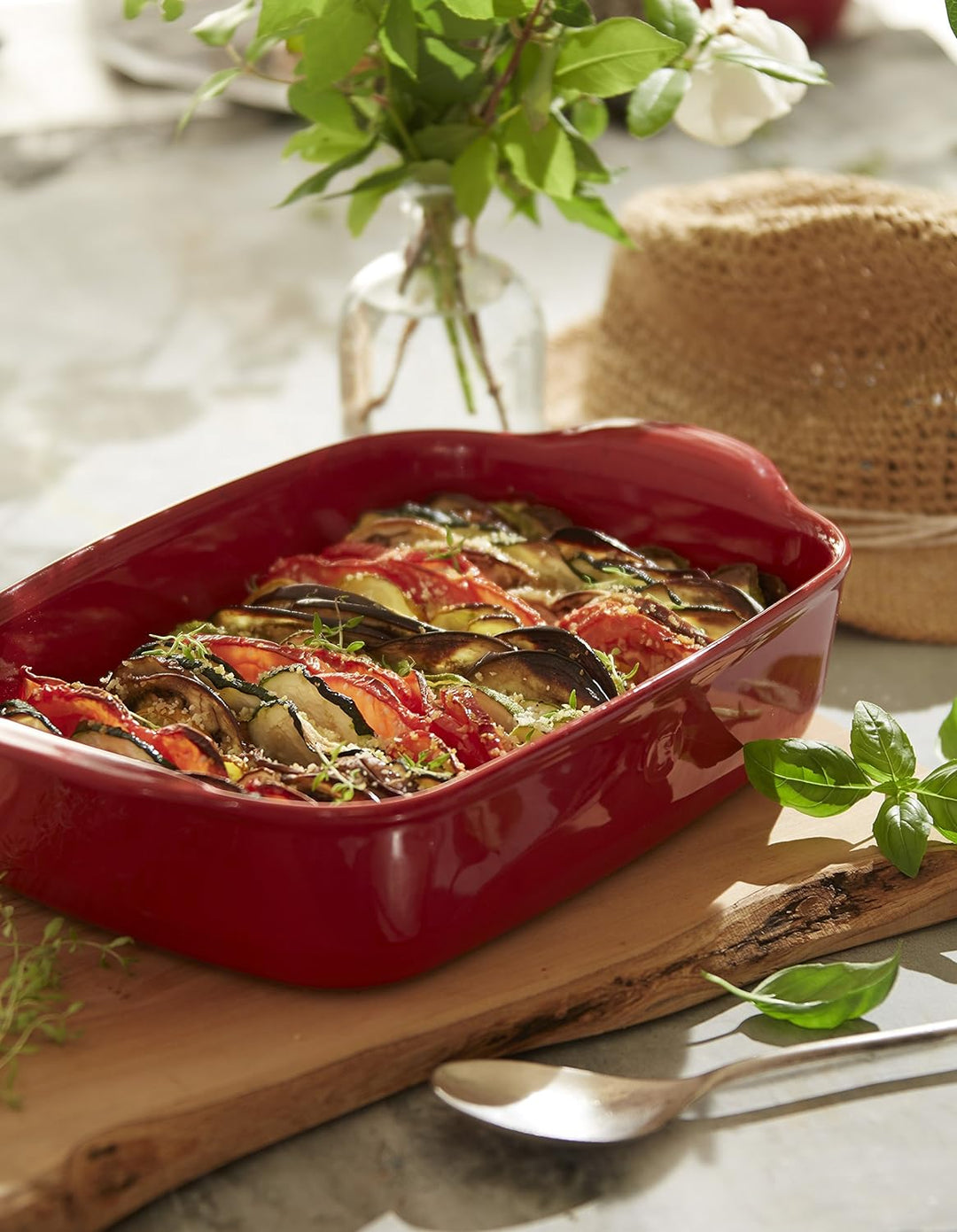 Schaal rechthoekig 290x190mm Emile Henry 9650-34 Grand Cru Rot, Rot