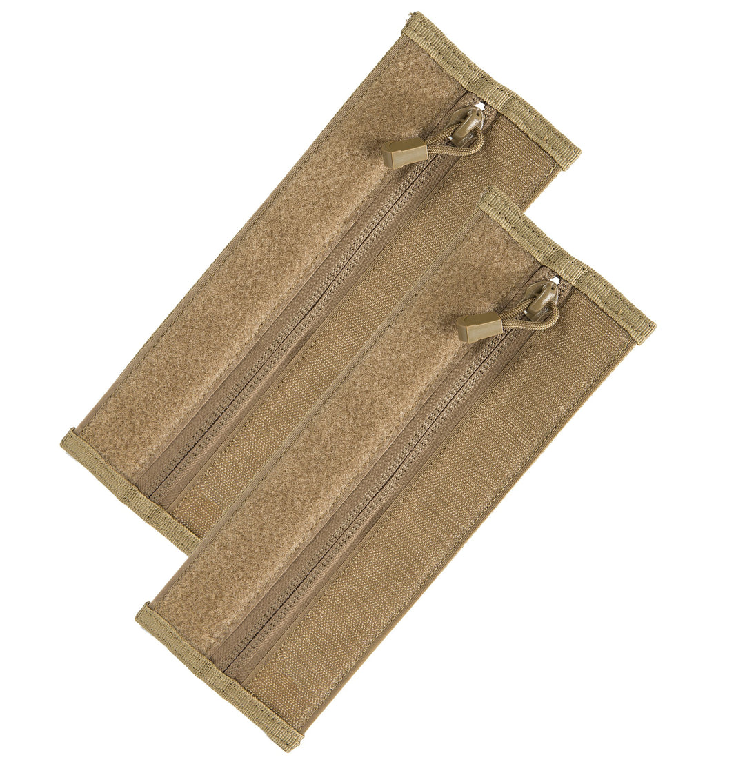 Condor Vanquish Armor System Zubehör Reissverschluss Streifen, 2 Stück pro Pack Coyote Brown, Coyote
