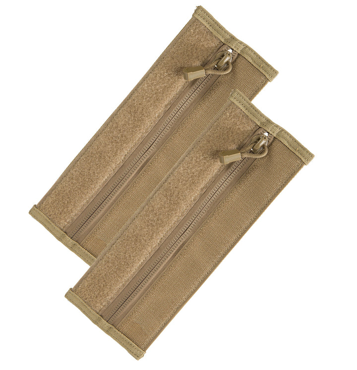 Condor Vanquish Armor System Zubehör Reissverschluss Streifen, 2 Stück pro Pack Coyote Brown, Coyote