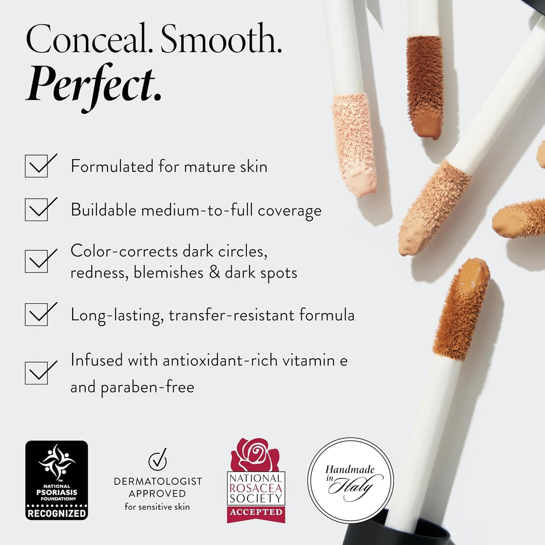 LAURA GELLER The Ideal Fix Concealer – Porzellan – Baubarer mittelgrosser bis voller Abdeckung – dec