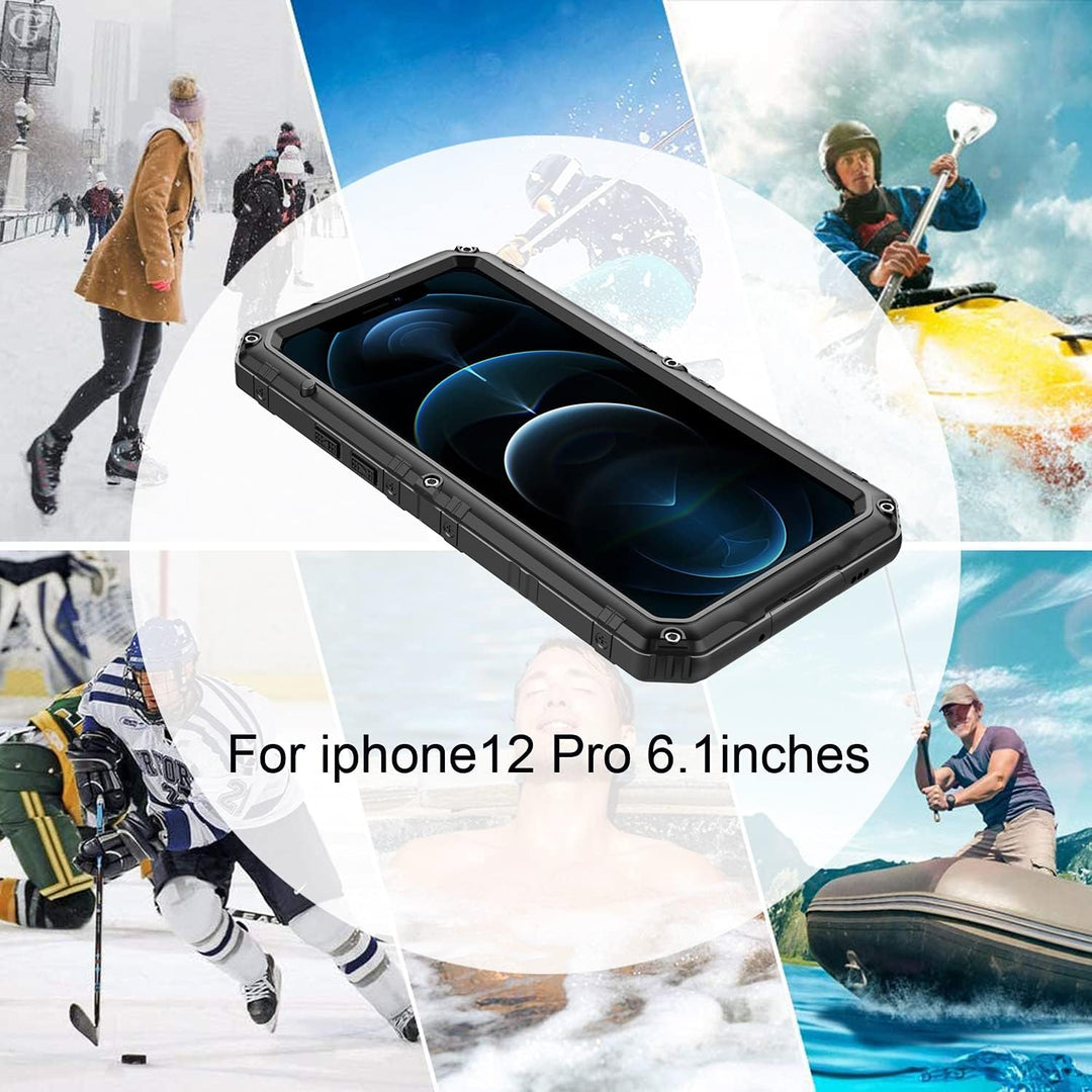 Cadorabo Hülle kompatibel mit Apple iPhone 12 PRO Schutzhülle TPU Silikon Case Robus Design Anti Rut