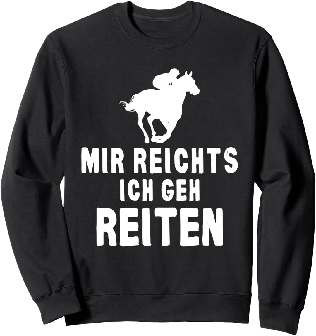 Reiten Pferde Sport Voltigieren Tier Freunde Lustiger Spruch Sweatshirt