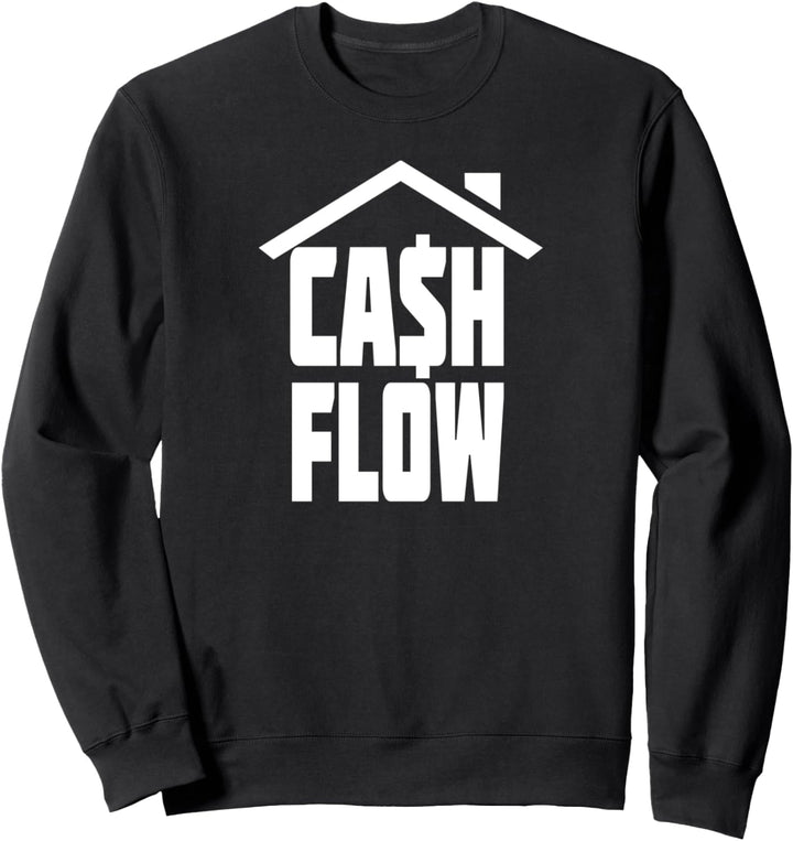Immobilien Investor Cashflow lustiger Spruch Hausbesitzer Sweatshirt