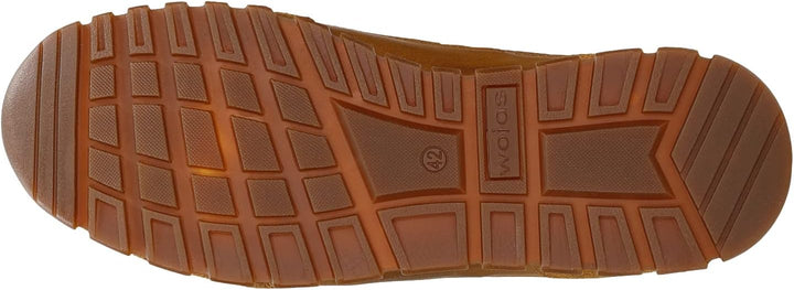 WOJAS - Herren Sneakers I Leder I Weiches Innenfutter I Dunkelblaue Akzente I Praktisch und Bequem I