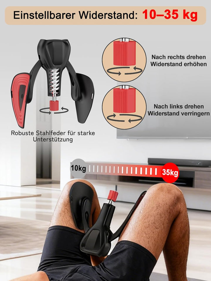 Oberschenkeltrainer Beintrainer Beckenbodentrainer für Frau Mann Fitnessgeräte für Zuhause Trainings