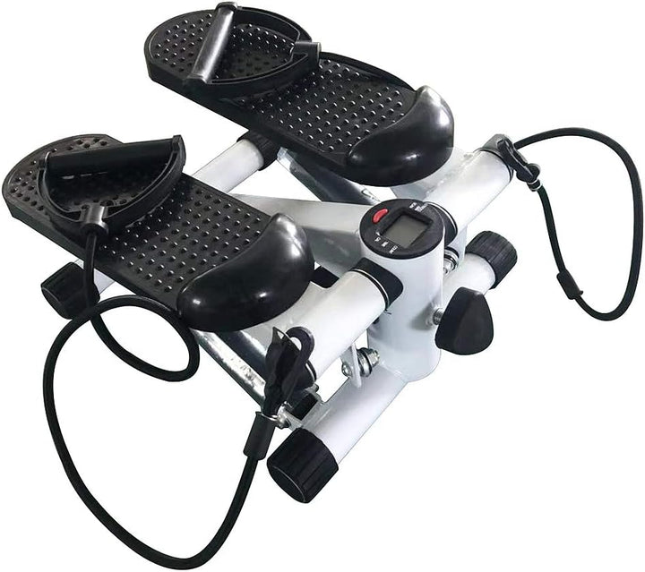 MAYMA Mini Stepper, Twister Stepper mit Power Ropes, Stepper für Zuhause, verstellbare Ausrüstung mi
