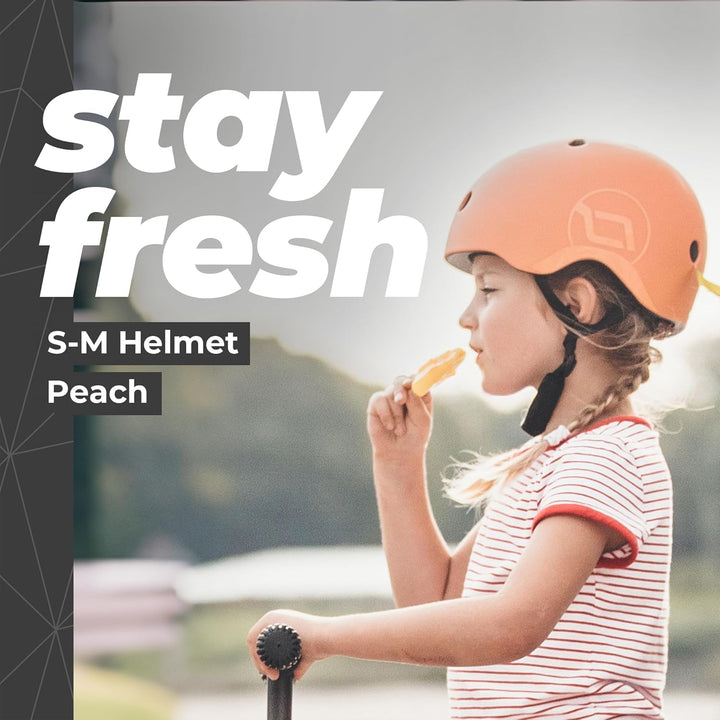 Scoot & Ride, S - M Size Kids Helmet peach, peach