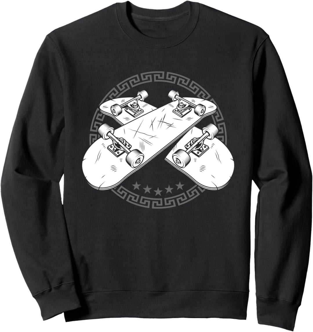 Skateboard Skater Skateboarder Skateboarding Longboard Skate Sweatshirt