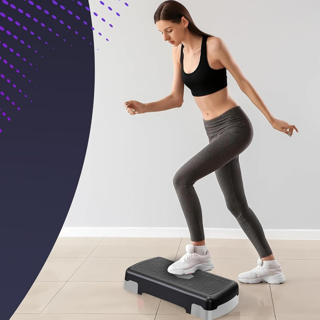 Aerobic Stepper, Übungsschritt - Aerobic-Stepper-Step-Trainer,4 Zoll 6 Zoll 8 Zoll hohe Step-Up-Box