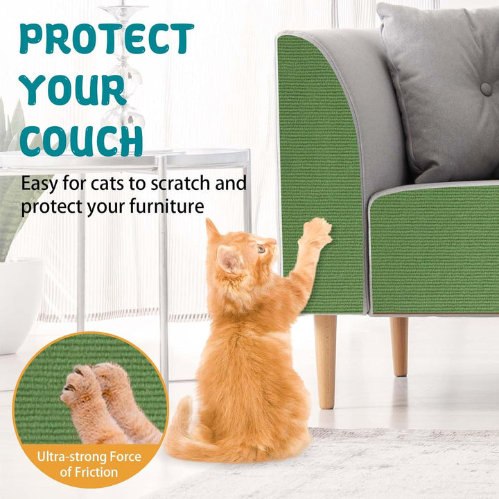 Kratzmatte Katze selbstklebend Kratzteppich Katze Wand Kratzbretter Sofa Kratzschutz Kratzmatte für