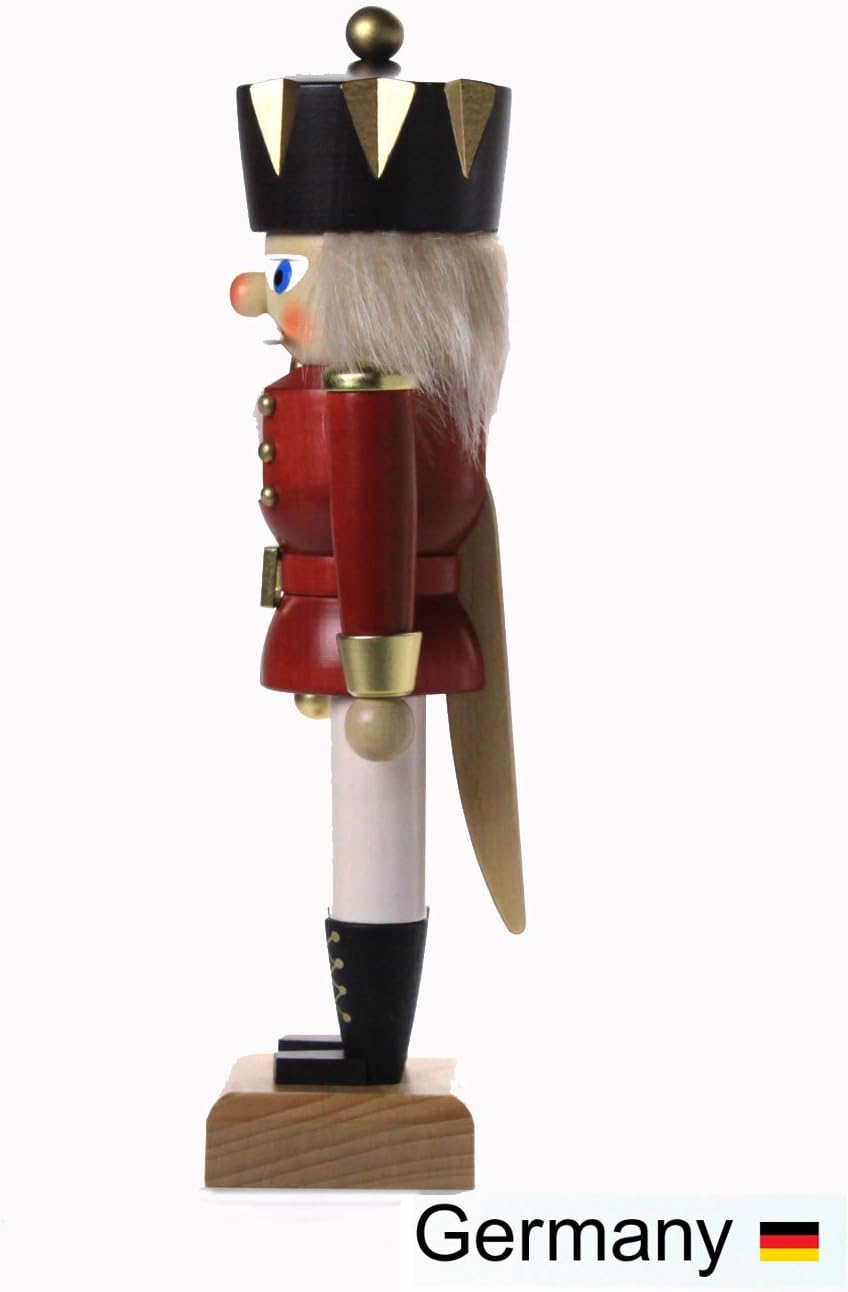 Christian Ulbricht Nussknacker Nussknacker König rot - 27,5 cm - Original Erzgebirge