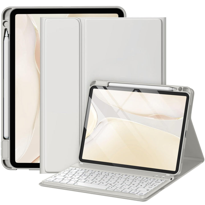 Hülle mit Tastatur für iPad Air 11 Zoll M3 2025 M2 2024/Air 5 Generation 2022 4 Gen 2020 10,9 Zoll,