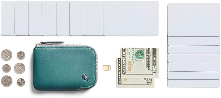 Bellroy Leder Card Pocket Brieftasche (max. 15 Karten und Scheine) - Teal, Teal