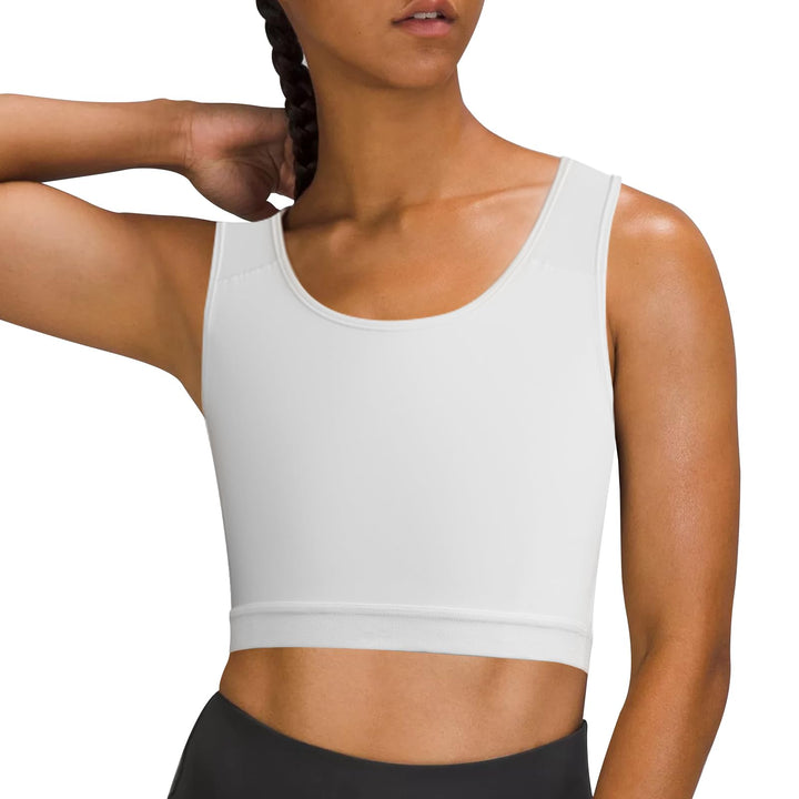 XUJI Atmungsaktive Halb Brust Binder für Transgender FTM Pullover Binder 3XL N-weiss, 3XL N-weiss