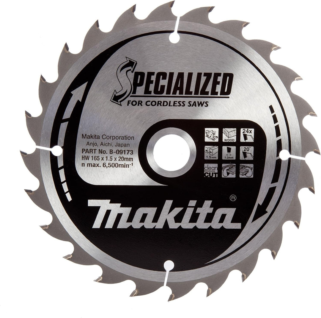 Makita Original Specialized Kreissägeblatt 24Zähne extra dünn nur 1,5mm für Akkukreissägen BSS/DSS 6