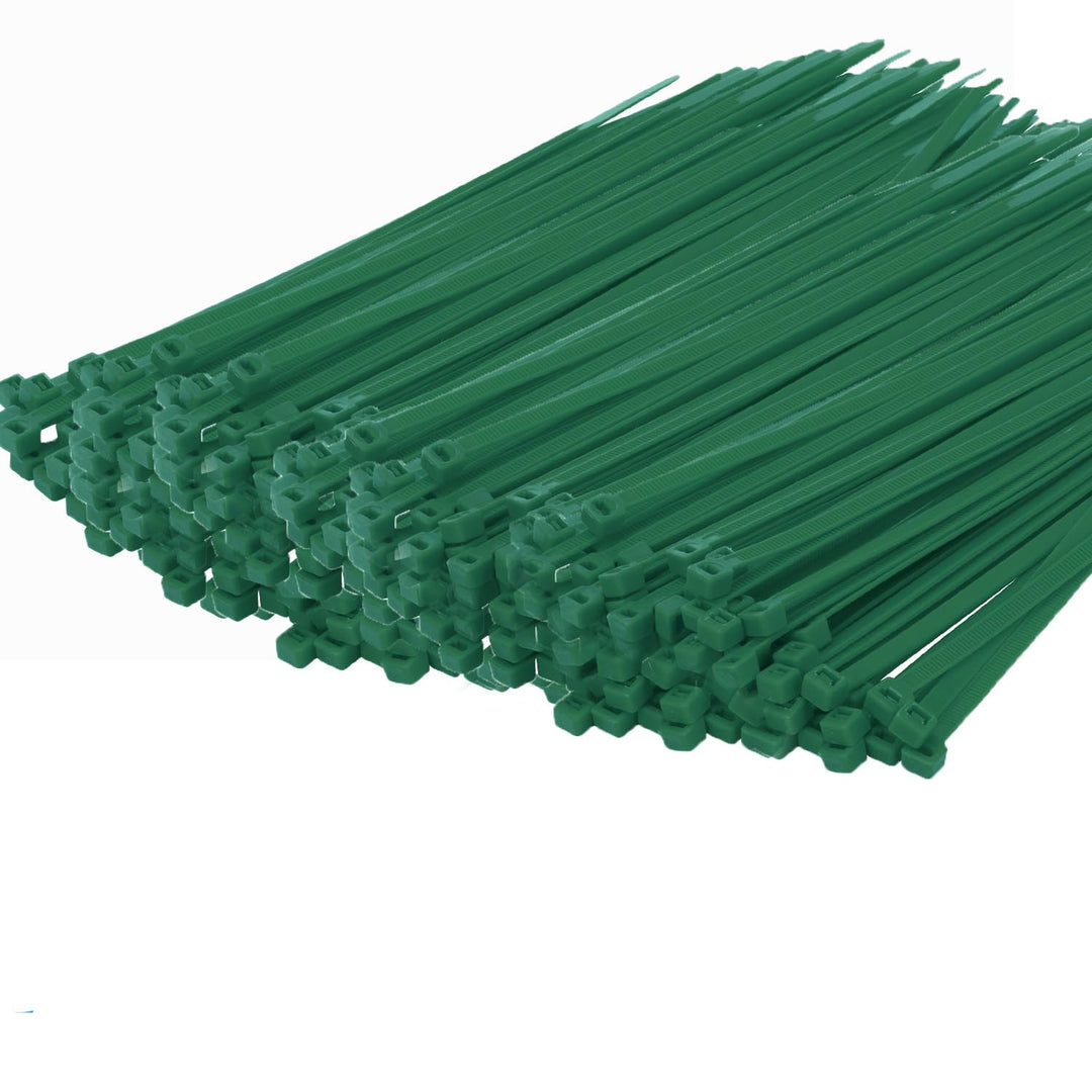 500 Stücks 300mm x 4.8mm Nylon Kabelbinder uv bestaendig Selbstsichernde Kunststoff Kabelbinder UV B