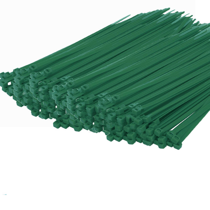 500 Stücks 300mm x 4.8mm Nylon Kabelbinder uv bestaendig Selbstsichernde Kunststoff Kabelbinder UV B