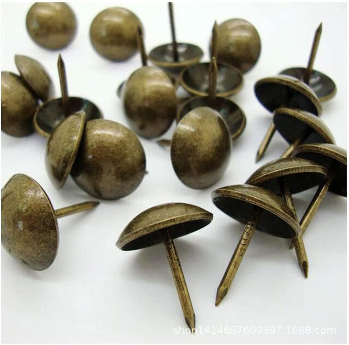 1000 Stück Polsternägel, BetterJonny Vintage Möbel Nägel Bronze Thumb Tacks Polster Reisszwecken Rei
