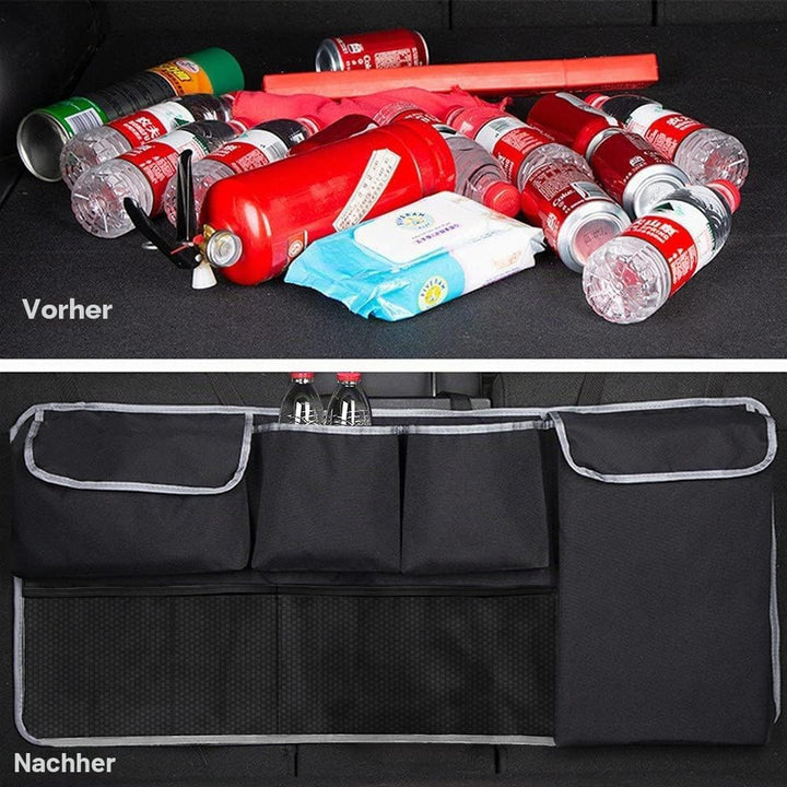 MEISHANG Auto Kofferraum Organizer, Aufbewahrungstasche, Kofferraumtasche, Autoorganisator, Autositz