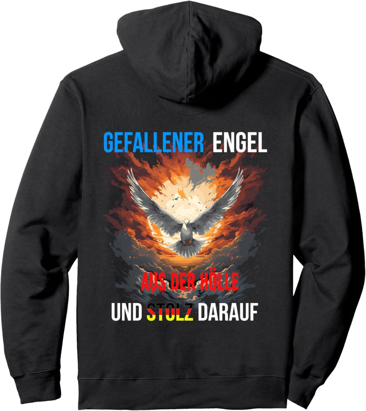 Gefallener Engel aus der Hölle und Stolz darauf Pullover Hoodie