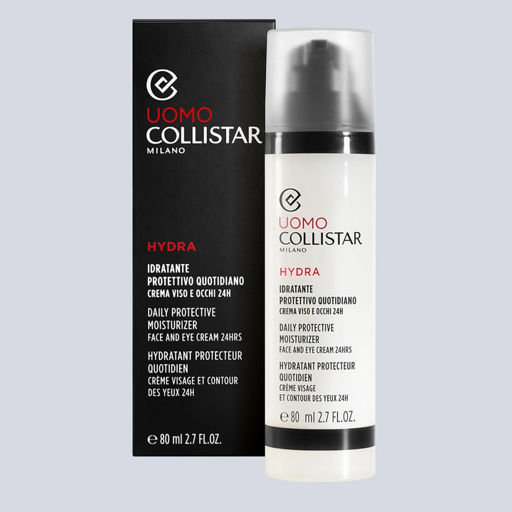 Collistar Hydra tägliche, schützende Männer-Feuchtigkeitspflege für Gesicht und Augen, spendet sofor