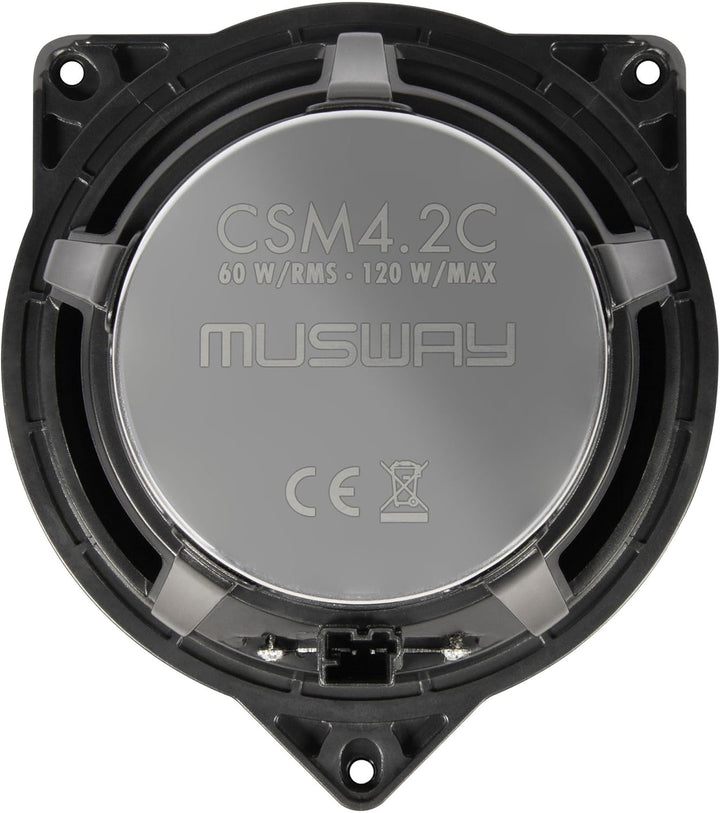 Musway CSM4.2C - 10 cm Komponenten-Lautsprecher mit 120 Watt (RMS: 60 Watt) - für Mercedes C, GLC, E