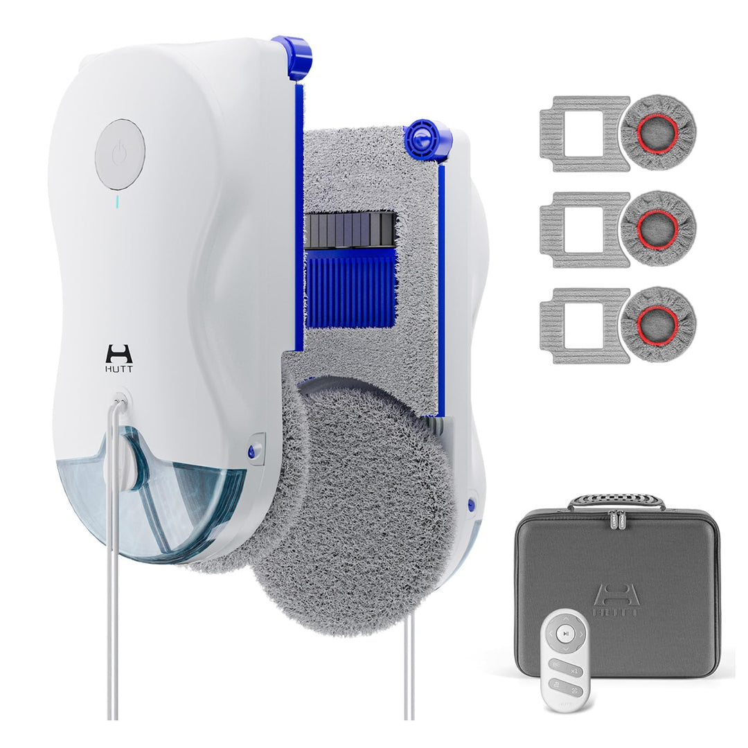 HUTT 10 Fensterputzroboter mit 6500Pa, Nass-Trocken Reinigung, Doppelspray