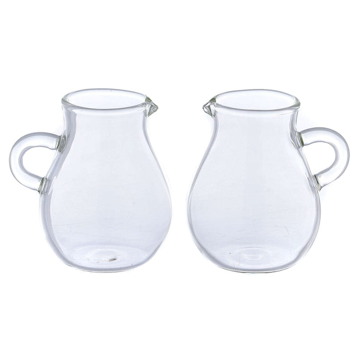 Holyart Paar von Kännchen mit grossem flachen Boden f?r Wasser und Wein (110 ml)