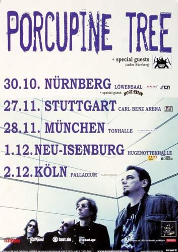 Porcupine Tree - The Incident, Tour 2009 » Konzertplakat/Premium Poster | Live Konzert Veranstaltung