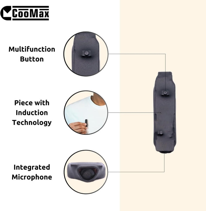 Spion Kopfhörer Bluetooth Kabellos VIP Pro Unsichtbare Kopfhörer Mikrofon Handy Prüfung - Mini Spion
