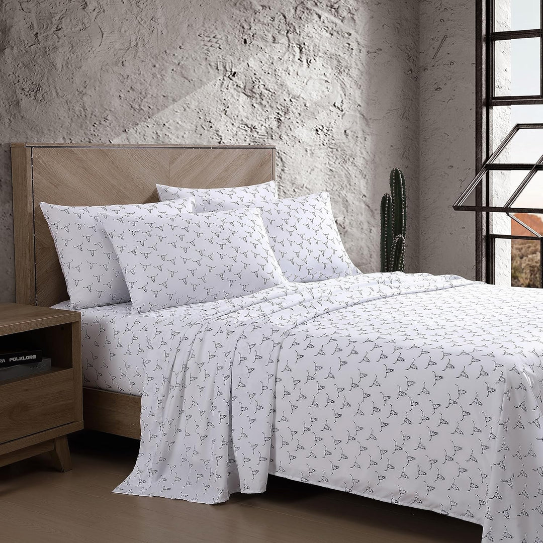 Wrangler Bettwäsche-Set für Queensize-Bett, seidiges und leichtes Bettwäsche-Set, von Yellowstone in