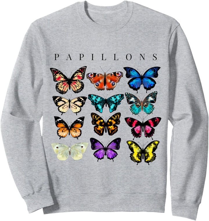 Butterfly Butterflies Botanical Boho Monarch Summer papillon Sweatshirt