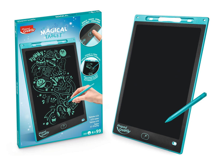 Maped Creativ Magical Board Maxi – LCD-Zeichentablett mit 30,5 cm (12 Zoll) Display + Eingabestift –