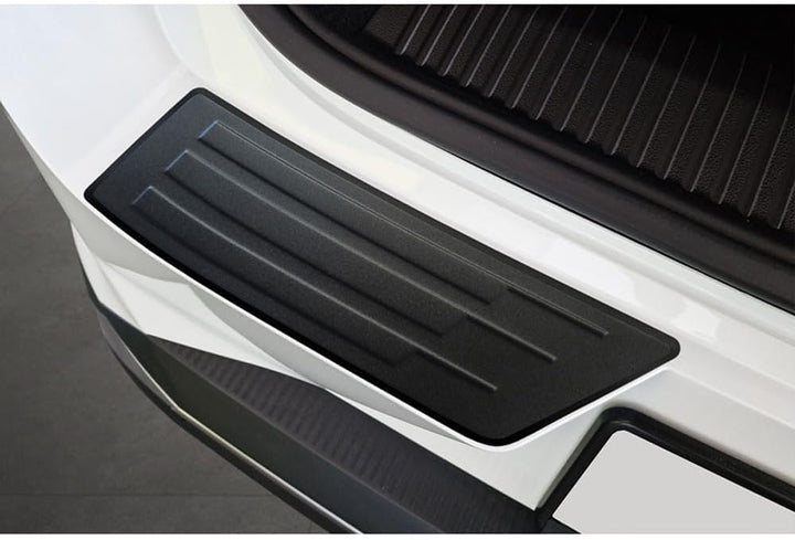 Avisa Matt-Schwarz Edelstahl Heckstossstangenschutz kompatibel mit Renault Scenic E-Tech 2024- 'Ribs