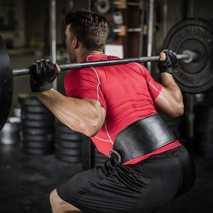 14cm Breit Gewichthebergürtel 120cm Längen Leder weightlifting gym belt Verstellbar Lendenwirbelunte