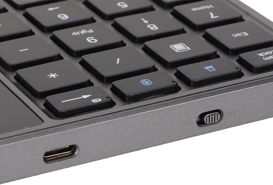 KIMISS Kabelloses Trackpad Havit Bluetooth-Nummernblock, USB-Nummernblock, 26 Tasten, Tragbar, Finan