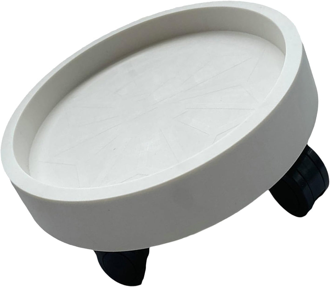 Pflanzen-Caddy, Blumentopfständer mit Drehbaren Rädern, Runder Topfpflanzenständer auf Rädern, Pflan