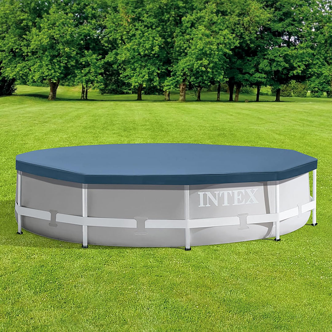 Intex Deluxe Pool Cover - Poolabdeckplane Deluxe - Ø 549cm - Für Ultra Frame Pool 549 Zentimeter, 54