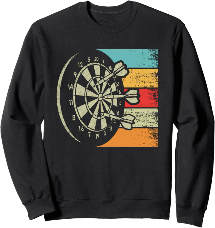 Vintage Darts Sport Dartpfeile Turnier Dart Sweatshirt